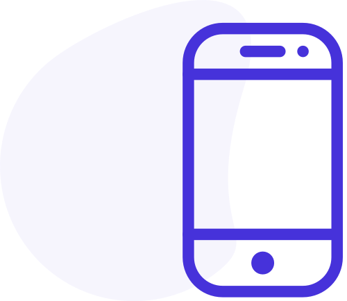 purple phone icon