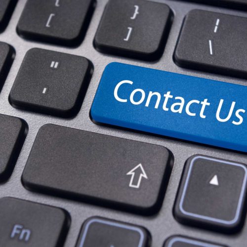 Contact us button on keyboard